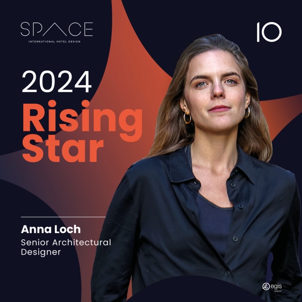 Anna Loch 被《Hotel SPACE》杂志评为“2024 年值得关注的新星”之一！